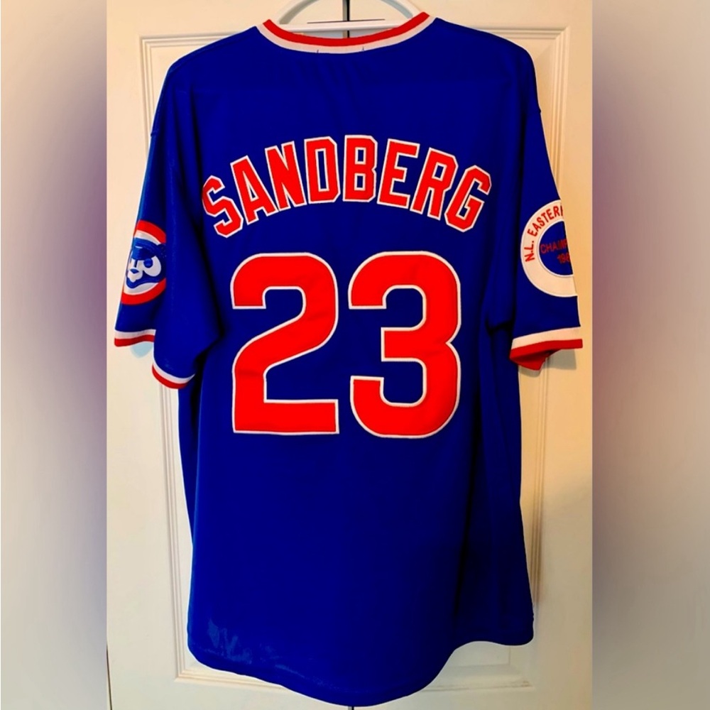 Ryne Sandberg Mitchell and Ness cubs jersey XL